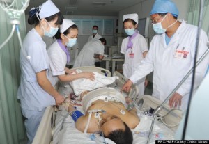 Man has 'world largest tumour' removed, Beijing, China - 04 Jul 2014