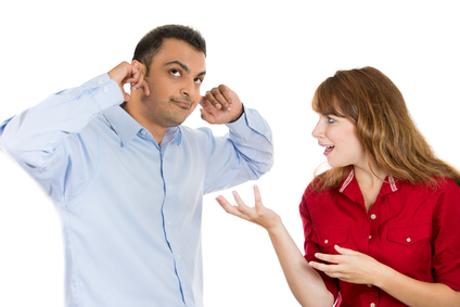 Man-Woman-Couple-Woman-Complaining-Man-Not-Listening