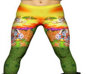 leggings with images of Hindu gods1