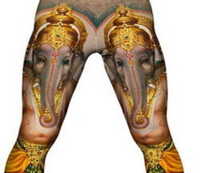 leggings with images of Hindu gods3