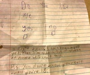 11-Year-Old Girl Sends Love Letter To Boy